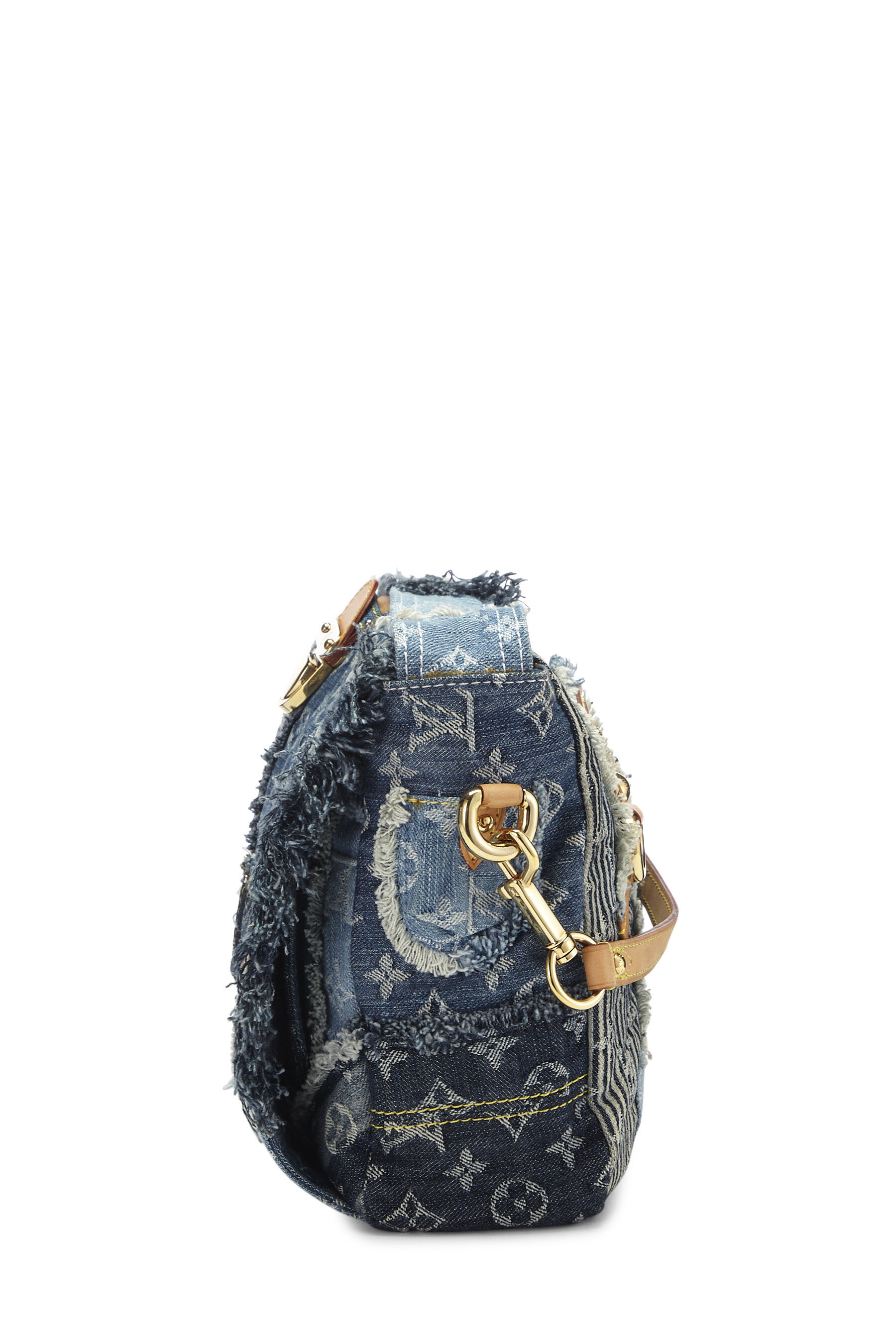 Louis Vuitton Monogram Denim Patchwork Bowly Bag - Blue Shoulder Bags,  Handbags - LOU788222 | The RealReal